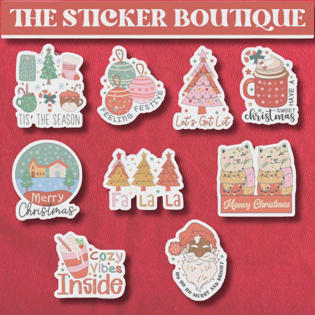 Sticker 9 In One Whimsical Holiday Pack - Festive Cheer (Créateur téléchargé)