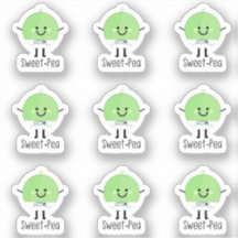 9 mini chevalets bébé de pois doux