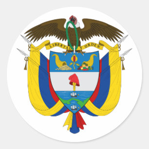 Sticker à armoiries de Colombie