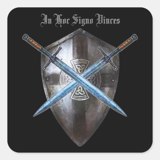Sticker à armoiries - In Hoc Signo Vinces (Devant)