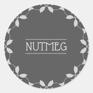 Sticker à baguette épice de muscade Étiquettes