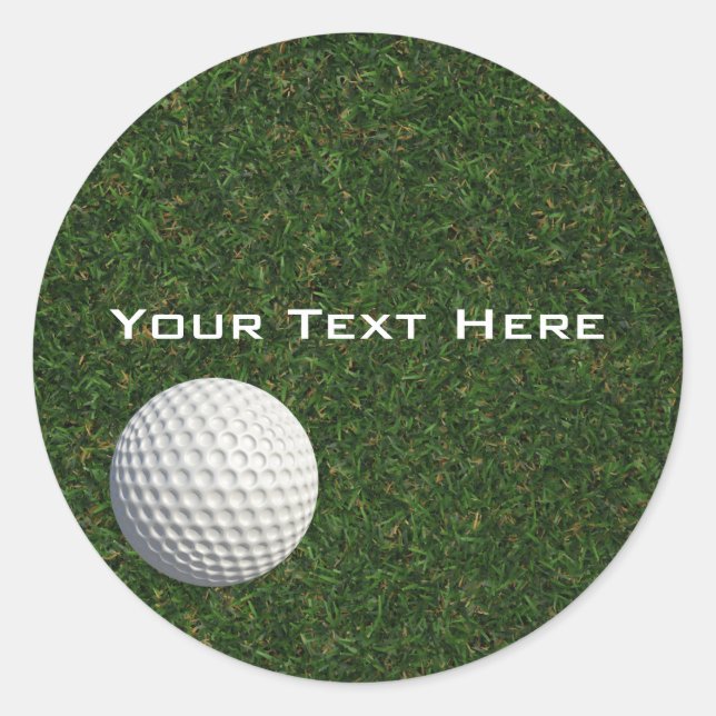 Sticker à balle de golf (Devant)