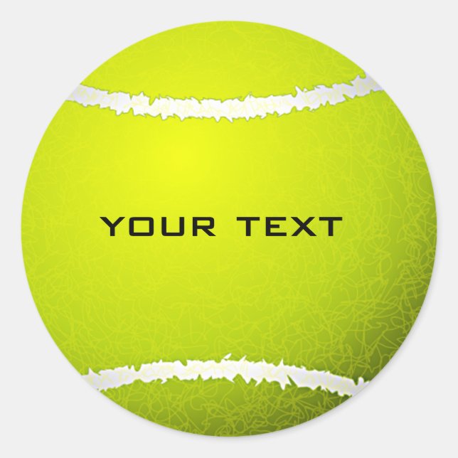 Sticker à balle de tennis (Devant)