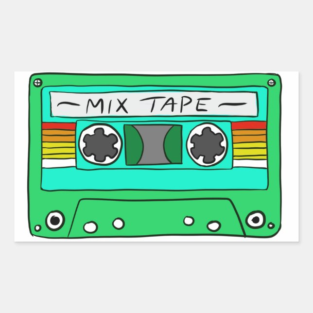 Sticker à bande Mix Vert (Devant)