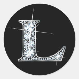 Sticker à bille de diamant "L"