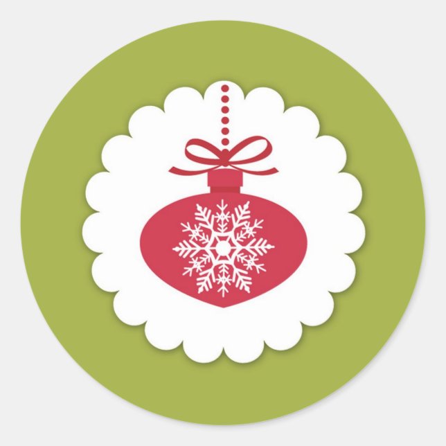 Sticker à bille de Noël (Devant)