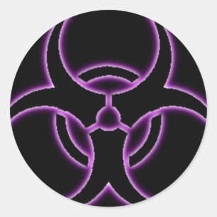 Sticker à biosque à brumes violettes