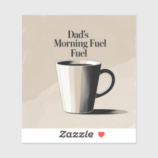 Sticker à café compact pour le carburant du matin 