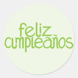 Sticker à chaux Feliz Cumpleaños