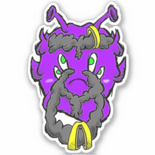 Sticker à cheveux Zippy Trippy Alien Dazs