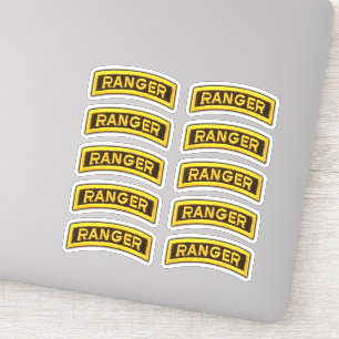 Sticker à contour vétéran du 75e régiment de Range