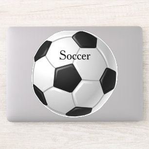 Sticker à contours de conception de balle de footb