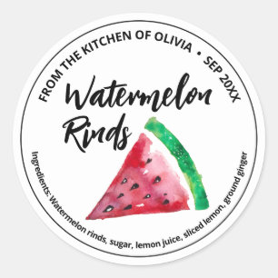 Sticker à couenne ronde Watermelon