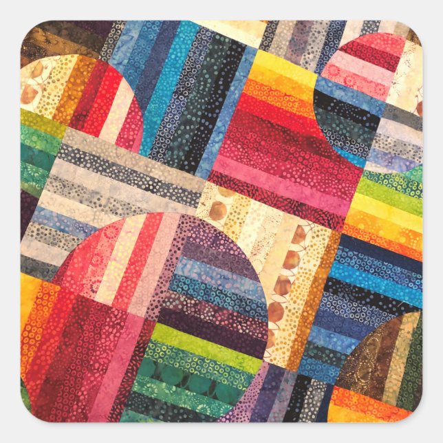 Sticker à courtepointe circulaire (Devant)