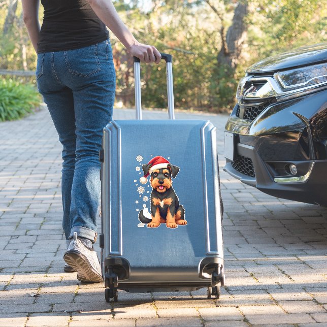 Sticker A cute dog Border Collie [RB#10009]  (Valise Insitu)