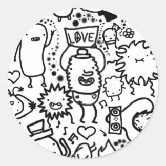 Sticker à Doodle