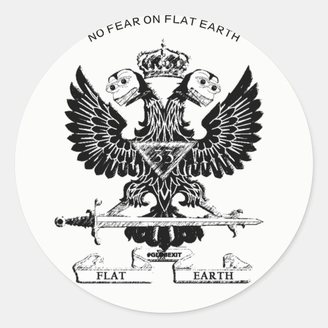 Sticker à double tête 33 DEGRÉS (Devant)