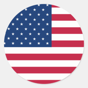 Sticker à drapeau américain