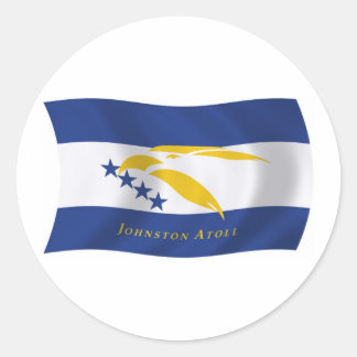 Sticker à drapeau de l'atoll de Johnston