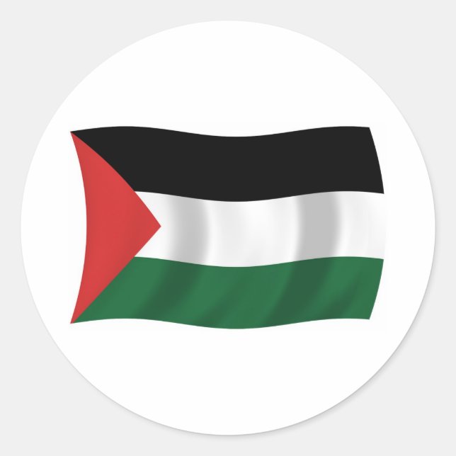 Sticker à drapeau de l'Autorité palestinienne (Devant)