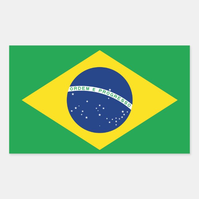 Sticker à drapeau du Brésil* (Devant)