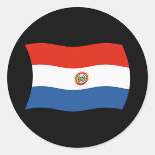 Sticker à drapeau du Paraguay