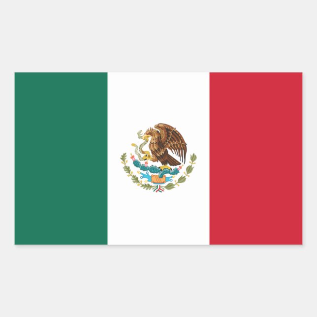 Sticker à drapeau mexicain (Devant)