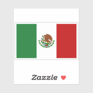 Sticker à drapeau mexicain