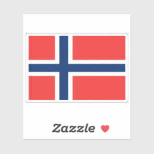 Sticker à drapeau norvégien