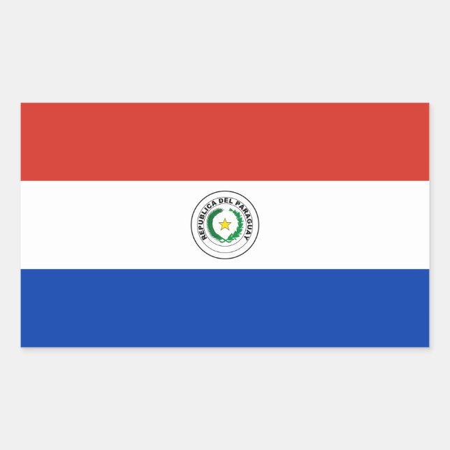 Sticker à drapeau Paraguay* (Devant)