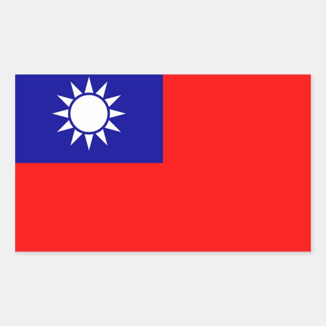 Sticker à drapeau TAIWAN* (Devant)
