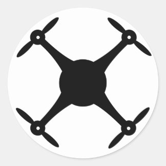 Sticker à drone (rond)