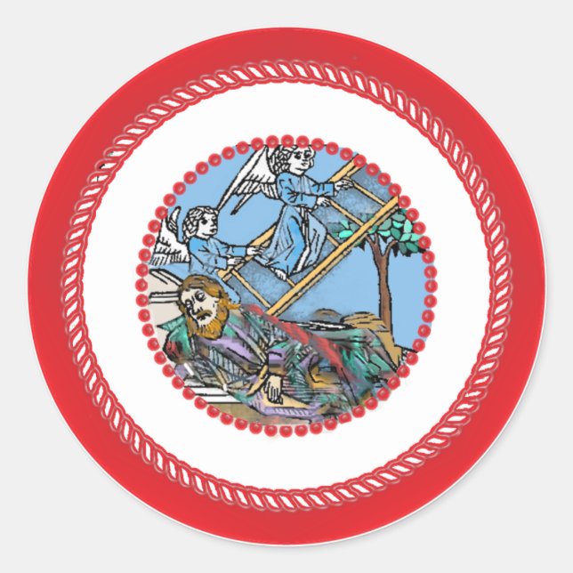 Sticker à échelle de Jesse Tree Jacob (Devant)