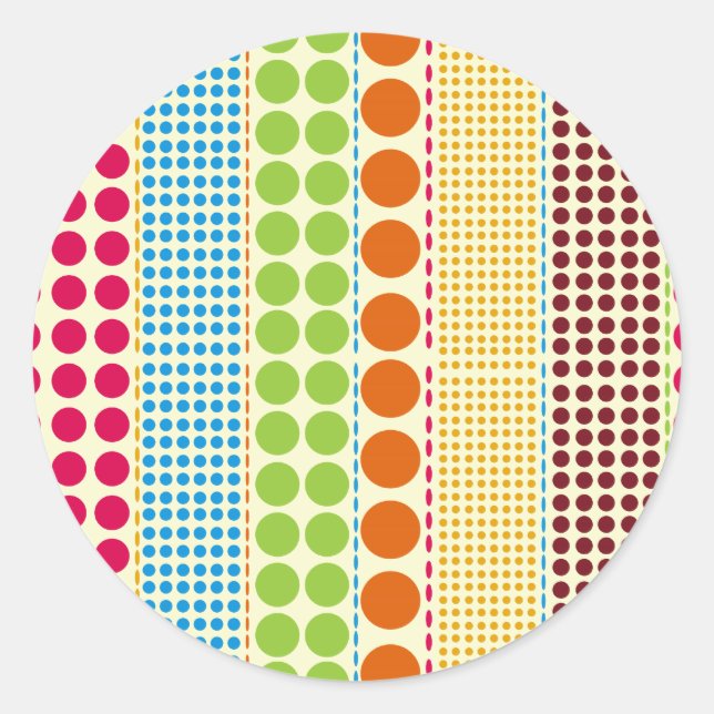 Sticker à enveloppe Boho Dots (Devant)