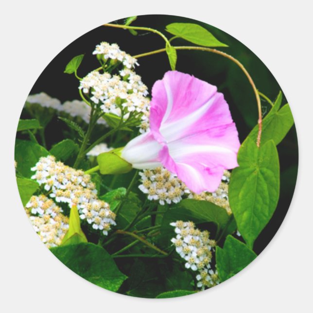 Sticker à enveloppe Mariage floral Grand (Devant)