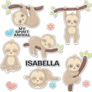 Sticker à fente Silly Sleepy Personnalisé