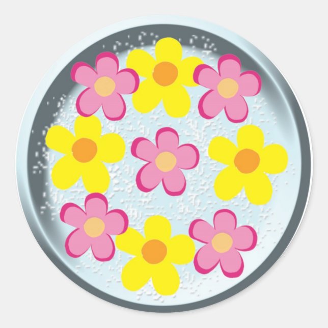 Sticker à fleurs (Devant)