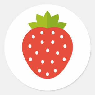 Sticker à fraises