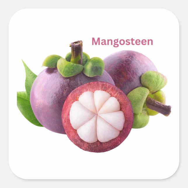 Sticker à fruits mangoustés (Devant)