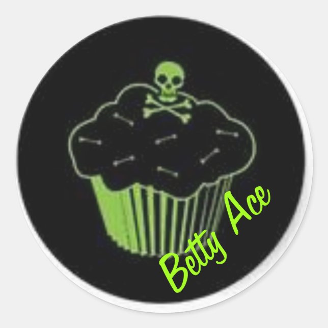 Sticker à gâteau de poison (Devant)