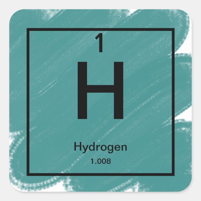 Sticker à hydrogène de table périodique (Devant)