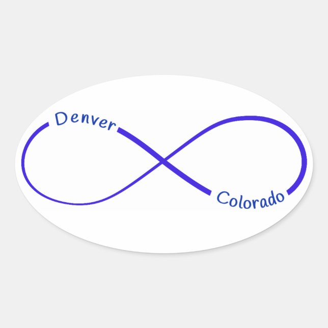 Sticker à infinity de Denver CO (Devant)