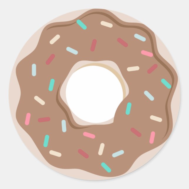 Sticker à la crème au chocolat (Devant)