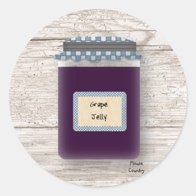 Sticker à la gelée de raisin (Devant)