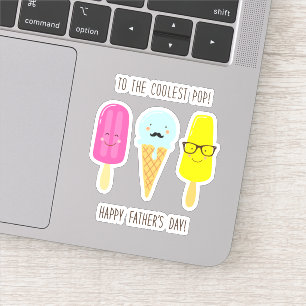 Sticker À la Pop la plus froide - Fête des pères