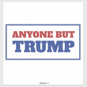 Sticker À l'exception de Trump America Election