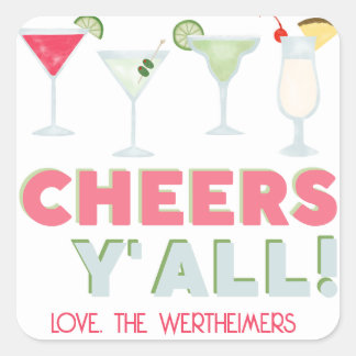 Sticker à l'heure heureuse pour vous