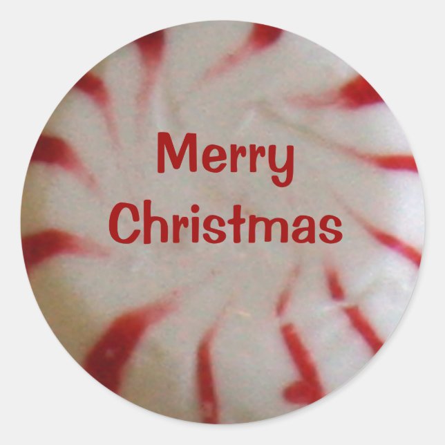 Sticker à menthe de Noël Joyeux (Devant)