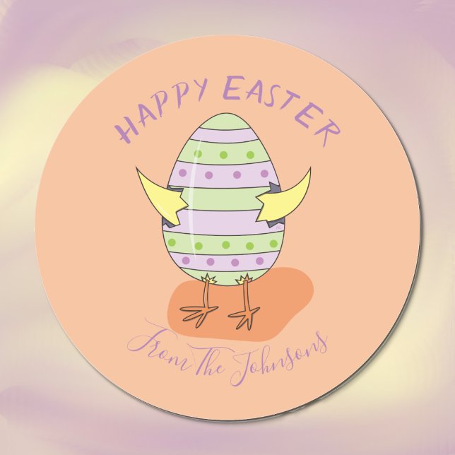 Sticker à oeufs de Pâques à l'éclosion mignonne (Créateur téléchargé)
