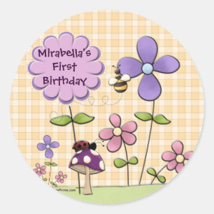 Sticker à patchs de fleurs